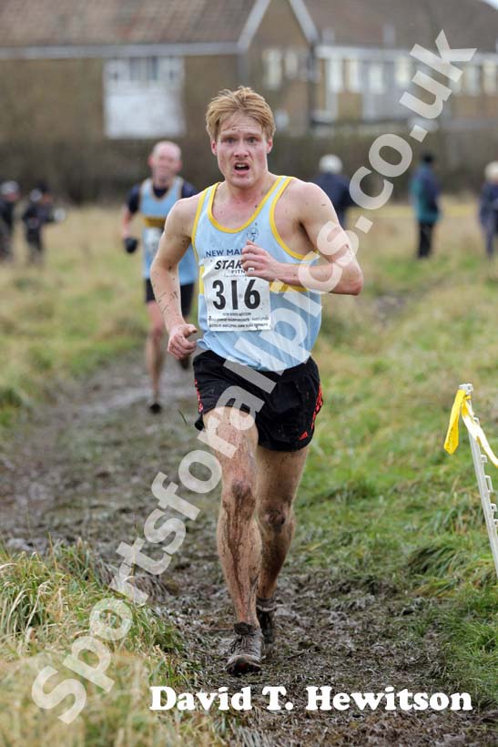 White 316 the senior men 2012 North East Championships, Summerhill Country Park, Hartlepool.